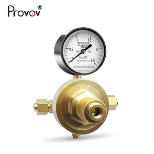 Regulador de presión de oxígeno y nitrógeno de alto flujo de una sola etapa resistente para gasoductos - Product Image 2