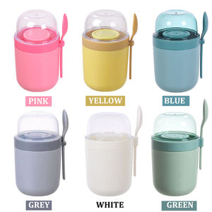 Conteneur alimentaire en plastique de qualité alimentaire hermétique personnalisé pour yaourt <span class=keywords><strong>grec</strong></span>, collation, emballage de yaourt avec conteneur pour sauce - Product Image 4