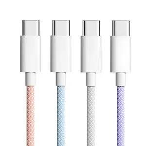 IOS18 Sync Cable 60w pd fast charging cable usb c for iphone apple 15 14 charger wholesale for apple usb c data pd charger cord