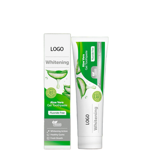 Pasta Dental de <span class=keywords><strong>Aloe</strong></span> <span class=keywords><strong>Vera</strong></span> Orgánica Sin Flúor, Más Vendida, para Blanquear los Dientes y Refrescar el Aliento; Personalizable <span class=keywords><strong>con</strong></span> Logotipo - Product Image 1