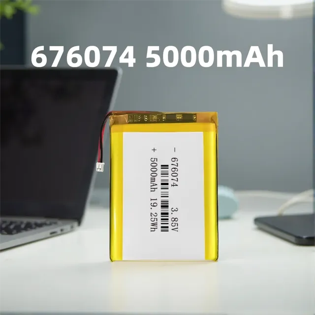 676074 Lithium Polymer Battery 3.85V 5000mAh Overcharge Protection for Handheld Terminal Mobile Monitor  602040 902025 906090