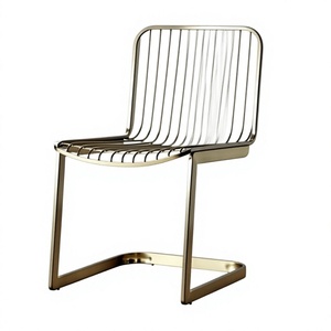 Nordic Style Metal Wire Easy <b>Arm</b> <b>Chair</b> Hot <b>Sale</b> Modern Design Customized Comfortable Cushion Lounge Outdoor <b>Chair</b> - Product Image 1