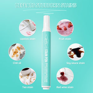 Xách tay ngay lập tức vải vết bẩn <span class=keywords><strong>Remover</strong></span> Con lăn bút tần số thấp chất lỏng bột quần áo làm sạch chất tẩy thuận tiện loại bỏ vết bẩn - Product Image 5