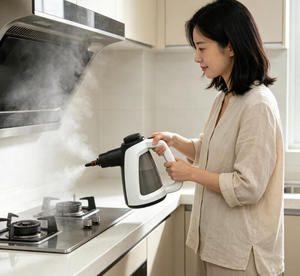 Compact Instant Heating Handheld Steam Cleaner 1300W Portable Household Steam <b>Steamer</b> for Kitchen Car Cleaning - Product Image 2