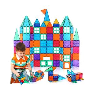 2025 dailyak עיצוב חדש 60 יח '120 יחידות פלסטיק יצירתי בניית אריחי מגנטי צעצוע בניין עבור ילדים - Product Image 3