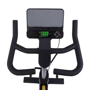 Vélo d'exercice en acier à transmission par courroie, résistance magnétique, usage domestique, fitness intérieur, perte de poids, modèle vertical silencieux, capacité 160 kg - Product Image 2