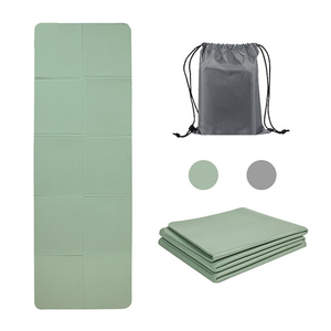<span class=keywords><strong>Tappetino</strong></span> <span class=keywords><strong>yoga</strong></span> in TPE ecologico pieghevole multicolore blu rosa <span class=keywords><strong>viola</strong></span> rosso verde multicolore stampato Logo personalizzato di alta qualità - Product Image 2