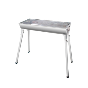 Barbecue pliant en acier inoxydable au charbon de bois <span class=keywords><strong>pour</strong></span> plus de 5 personnes, facile à assembler et à <span class=keywords><strong>nettoyer</strong></span>, idéal <span class=keywords><strong>pour</strong></span> <span class=keywords><strong>les</strong></span> voyages, l'extérieur, le jardin et la terrasse - Product Image 4