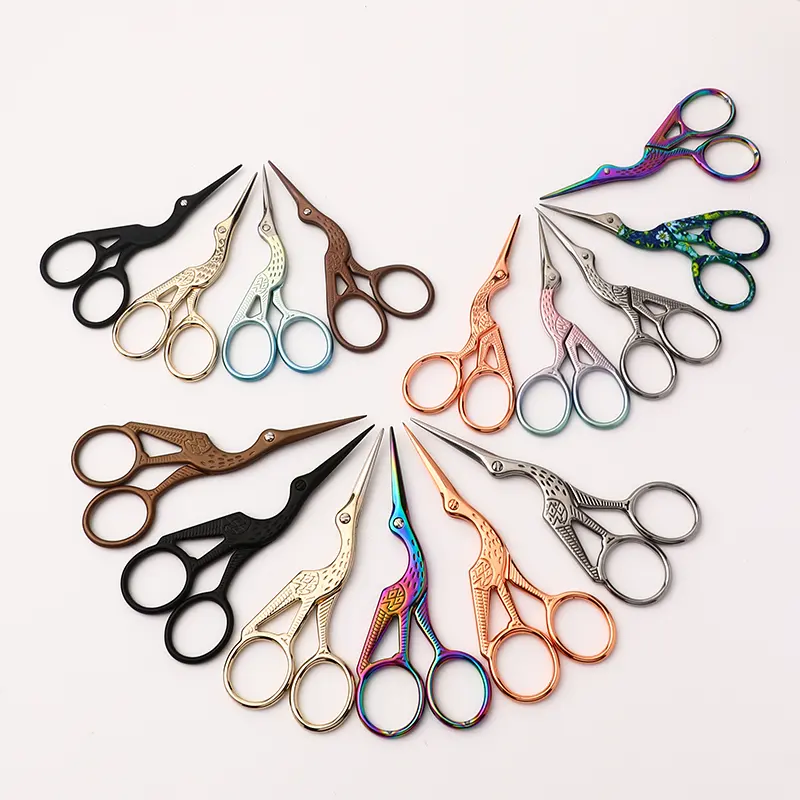 Bird feather scissors Small Vintage Craft scissors Small Embroidery sewing scissors