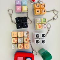 Custom MX Switch Keyboard Keycaps Diy Fidget Button Keychain MOA OEM Cherry Printed Logo Keycaps Mechanical Keyboard Caps