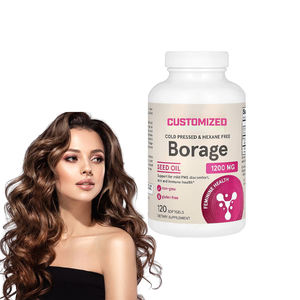 Vendite calde olio di borragine 1000 mg di acido GLA Gamma linolenico Softgels olio di borragine olio di borragine capsule - Product Image 4