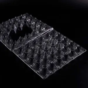 High Quality Wholesale Custom Cheap 30 Holes Packs Plastic Packing Tray Clear Plastic Egg Cartons