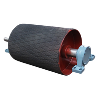 Tambour de poulie de convoyeur en acier inoxydable durable, certifié ISO/CE, pour entraînement et tensionnement, conforme aux normes d'exportation
