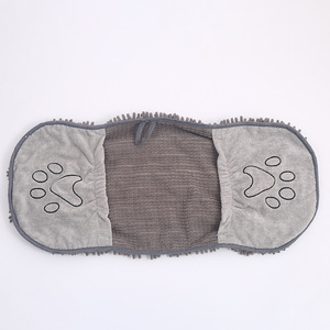 Lagui — serviette de luxe absorbante pour chien, serviette en microfibre, à séchage rapide, avec pochettes à main, serviette pour animaux domestiques, pour chien et chat, lavable en Machine - Product Image 5