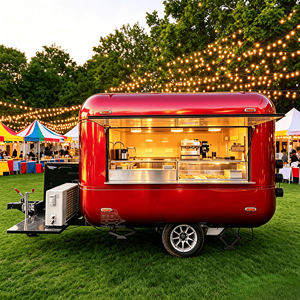 Food Truck Manufacturing For Food Shop Mobile Business Truck Mobile Food Shop Food Trailer With Full <b>Kitchen</b> - Product Image 3