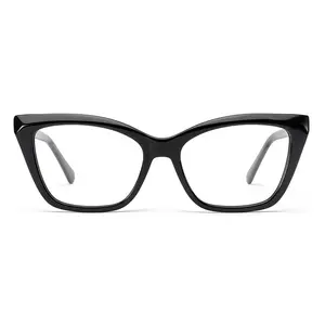 Phụ nữ Acetate Cat Eye photochromic photogrey khung quang học Chống ánh sáng màu xanh Eyewear photogrey Chống phản ánh Kính - Product Image 1