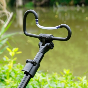 Hirisi Support de canne à pêche universel en caoutchouc et métal avec émerillon 3/8'' pour rod pod, accessoire pour activités de plein air en ruisseau AC302 - Product Image 4