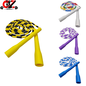 Cuerda de Saltar con Cuentas de Bambú de Alta Calidad con Logotipo Personalizado, Cuerda de Saltar con Cuentas para Gimnasio, Fitness, Niños, Venta al por Mayor - Product Image 1