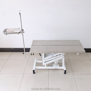 Équipement <span class=keywords><strong>v</strong></span>étérinaire OSCAT ET-4 <span class=keywords><strong>v</strong></span> Top Table d'opération <span class=keywords><strong>v</strong></span>étérinaire levage hydraulique chirurgical avec roues - Product Image 1
