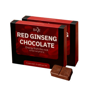 Complément alimentaire au chocolat à base de ginseng rouge coréen, d'extrait d'ashwagandha, de L-théanine et de vitamines B6 pour améliorer l'immunité et soutenir les antioxydants - Product Image 1