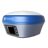 Estación Base GNSS de Alta Precisión RTK Stonex S5II/S990A/S990+ con Funciones IMU, Clasificación IP67, Potencia Ajustable, 12 Horas de Duración de Batería Interna para Topografía