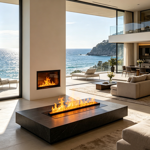 <span class=keywords><strong>Caminetti</strong></span> a Vapore Intelligenti da Parete con Effetto Fiamma DMX, Funzionamento Silenzioso per Centri Commerciali, Sale Espositive e Lounge - Product Image 1