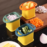 Multifunctionele Handgeperste Mini-Plantaardige Aardappelui & Wortelhakselaar Groentesnijder Voor Keuken