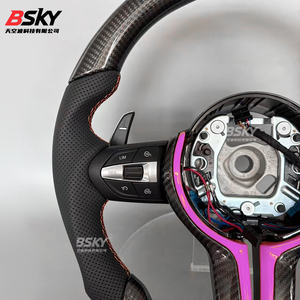 Volante de Fibra de Carbono Resistente al Desgaste, <span class=keywords><strong>Precio</strong></span> al por Mayor, Compatible con <span class=keywords><strong>BMW</strong></span> F20 F22 F30 F11 F13 F87 F80 F90 F39 F25 F15 F16 F26 - Product Image 5