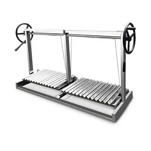 Auténtica Parrilla Santa María Comercial e Industrial <span class=keywords><strong>Argentina</strong></span> Tradicional con Rejilla <span class=keywords><strong>de</strong></span> Elevación Manual para Hoguera <span class=keywords><strong>de</strong></span> Jardín - Product Image 1
