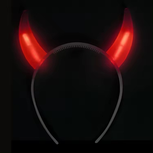 Diadema Luminosa Desechable con Diseño de <span class=keywords><strong>Diablo</strong></span> para Fiestas de Halloween, 100 Unidades, Talla Única - Product Image 3