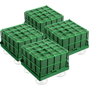 Mousses florales vertes carrées de haute qualité pour décoration de mariage avec ventouse en argile pour arrangements floraux – Vente en gros - Product Image 5