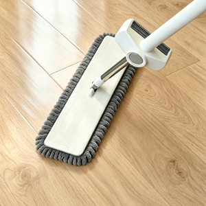Nouvelle serpillière plate rotative à 360 degrés avec système d'auto-nettoyage mains libres, serpillière en microfibre <span class=keywords><strong>pour</strong></span> un nettoyage facile - Product Image 1