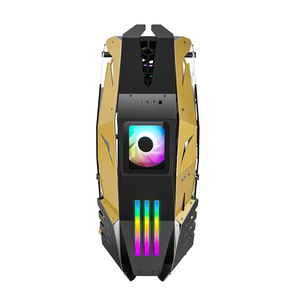 2024 mới <span class=keywords><strong>ATX</strong></span> Tempered Glass RGB Máy tính chơi Game Trường hợp với nước làm mát trường hợp máy tính gabinete Gamer <span class=keywords><strong>ATX</strong></span> đặc biệt hình bên - Product Image 6