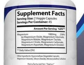 Capsule di Magnesio Complesso di Alta Qualità GMP, Formula Rapida a Marchio Privato, con Glicina e Acido Malico per Adulti - Product Image 2