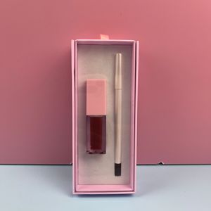 Wholesale Vegan <strong>2</strong> in 1 Lip Makeup Kit Color Changing Moisturizing Lip Oil High Pigment Matte Lip Liner <strong>Set</strong> - Product Image 6
