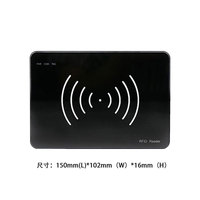 FUWIT ISO18000-6C Pembaca dan Penulis RFID Antarmuka USB ABS untuk Desktop Windows dengan Perangkat Lunak Gratis Frekuensi 860-960MHz