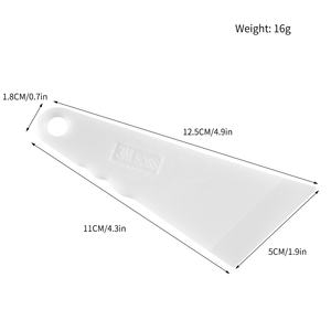 7mo Precio al por mayor Tint Triangle White Card Squeegee Car Wrap Tools Raspador de vidrio tintado Herramienta de envoltura de vinilo - Product Image 6
