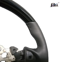 BM/BY Series desain olahraga kustom roda kemudi kulit untuk Mazda CX-3 CX-5 CX-8 DEMIO DJ AXELA buatan PU gaya kayu persik