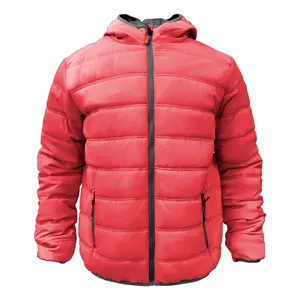Mens warm outdoor down winter nylon puffer jacket