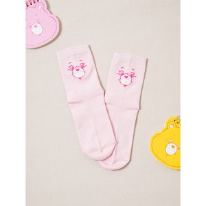 Per la cura orsi rosa collo medio calzini per bambini - Product Image 1