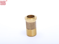 Adaptateur de raccord hexagonal fileté G1 femelle vers G3/4 mâle, en laiton, avec écrou de couplage pour tuyaux, filetages BSPP/BSPT, raccords de plomberie haute pression