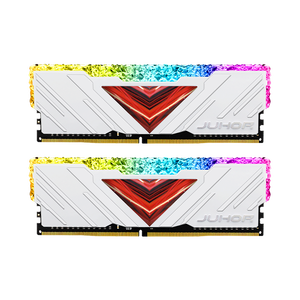 JUHOR Memoria <span class=keywords><strong>Ram</strong></span> RGB <span class=keywords><strong>DDR4</strong></span> <span class=keywords><strong>16GB</strong></span> (8GBX2)Kit 3200MHz <span class=keywords><strong>DDR4</strong></span> RGB <span class=keywords><strong>Ram</strong></span> DIMM Dual Channel sol escritorio Memoria <span class=keywords><strong>Ram</strong></span> - Product Image 1