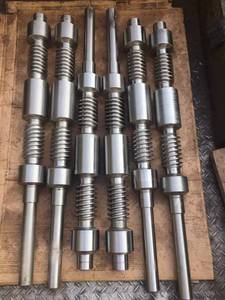 Tige de vis sans fin en acier inoxydable à faible friction avec trou - Product Image 5