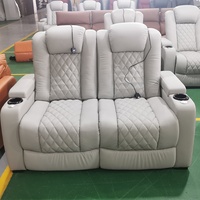 2-Sitzer Liege Kino Liege Sessel mit LED-Licht Loves eat Power Home Sofa Liegen Theater Sitz gelegenheiten
