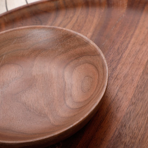 Black Walnut Wood <b>Tray</b> Set Rectangular Serving <b>Trays</b> For Cafe Restaurant Hotel <b>Tea</b> Coffee Fruit Platter - Product Image 2