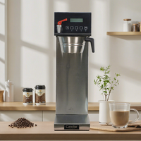 Nouvelle machine à café à remplissage automatique d'eau, affichage facile à lire, cafetière à filtre, cafetière commerciale