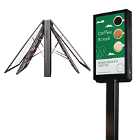 Écran d'affichage vidéo LED pour lampadaire, prix de gros, écran publicitaire LED extérieur étanche en forme de T