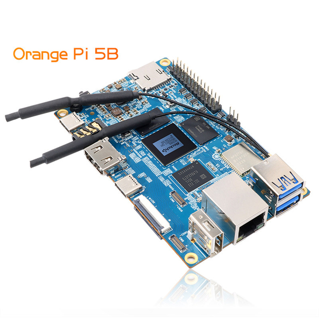 OEM ODM Orange Pi 5B 4/8/16GB RAM EMMC Rockchip RK3588S Eight Nuclear 64-Bit WIFI+BLE 8K Video Mini PC SBC Single Board Computer