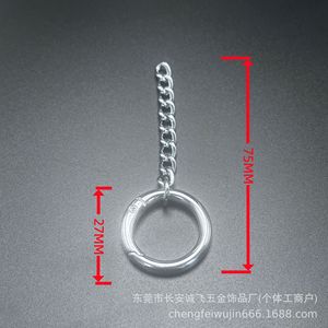 <b>Bag</b> Hanger Zinc Alloy Chain With Spring Ring And Lobster Clasp For DIY Jewelry <b>Accessories</b> 3 Piece Set - Product Image 2