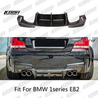 ICOOH Racing Style remplacement Kit de carrosserie en Fiber de carbone sèche lèvre de diffuseur arrière adaptée pour BMW série 1 E82